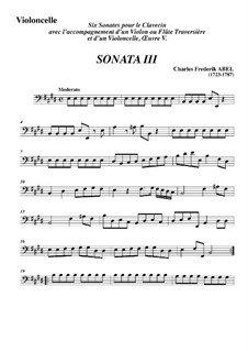 Triosonate Nr.3, WK 119: Teil I – Cellostimme by Carl Friedrich Abel