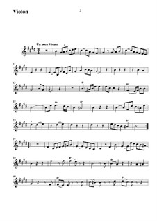 Triosonate Nr.3, WK 119: Teil II – Violinstimme by Carl Friedrich Abel