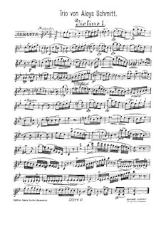Streichtrio in B-Dur: Streichtrio in B-Dur by Aloys Schmitt