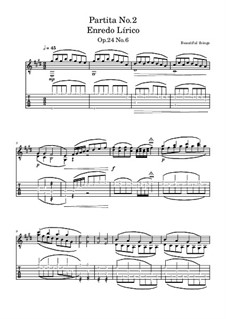Partita No.2: Enredo Lírico, Op.24 No.6 by Beautiful things Martínez