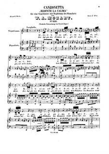 Ridente la calma, K.152/K.210a: Klavierauszug mit Singstimmen by Wolfgang Amadeus Mozart, Josef Mysliveček