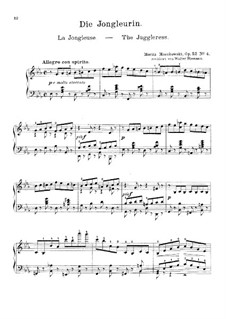 Sechs Fantasiestücke, Op.52: Nr.4 by Moritz Moszkowski