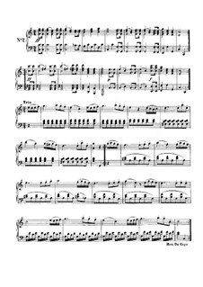 Zwanzig Menuette, D.41: Nr.2 by Franz Schubert