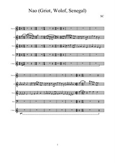 Nao, Trauerlied aus dem Senegal, Afrika: Nao, Trauerlied aus dem Senegal, Afrika by Unknown (works before 1850)