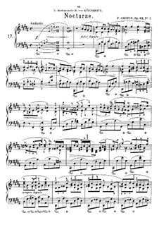 Nocturnen, Op.62: No.1 in B Major by Frédéric Chopin