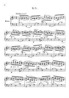 Zwölf Präludien, Op.63: Nr.5 by Anton Arenski