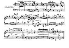Partita für Tasteninstrument Nr.5 in G-Dur, BWV 829: Teil IV by Johann Sebastian Bach