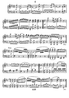 Zwölf Menuette, WoO 7: Nr.4 by Ludwig van Beethoven