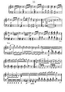 Zwölf Menuette, WoO 7: No.11 by Ludwig van Beethoven