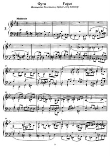 Sechs Klavierstücke, Op.3: Nr.3 by Anatoli Ljadow