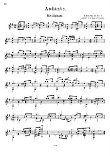 Sechs kleinen Stücke, Op.32: Nr.5 Andante by Fernando Sor