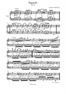 Lustig-Traurig, WoO 54: Für Klavier by Ludwig van Beethoven