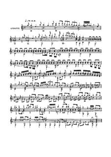 Vier brillante Rondo, Op.2: Andante und Rondo Nr.3 by Dionisio Aguado