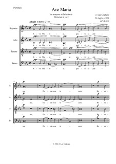 Ave Maria in tempore tribulationis: Ave Maria in tempore tribulationis by J. Lee Graham