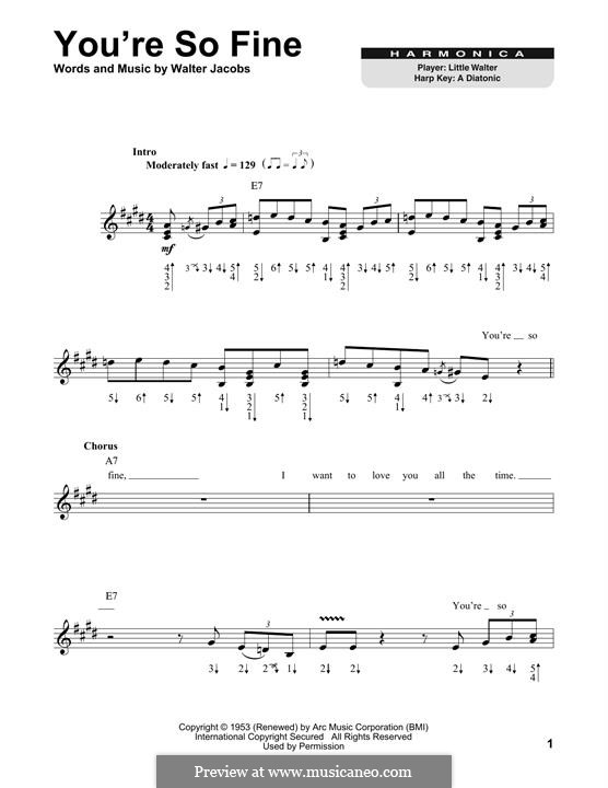 You're So Fine (Little Walter): You're So Fine (Little Walter) by Walter Jacobs