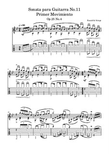 Sonata para Guitarra No.11, Op.25 No.4: Primer Movimiento by Beautiful things Martínez