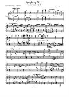 Fragmente: Movement I, for piano by Ludwig van Beethoven