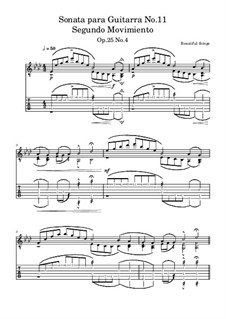 Sonata para Guitarra No.11, Op.25 No.4: Segundo Movimiento by Beautiful things Martínez