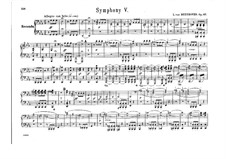 Vollständiger Sinfonie: Version für Klavier, vierhändig by Ludwig van Beethoven