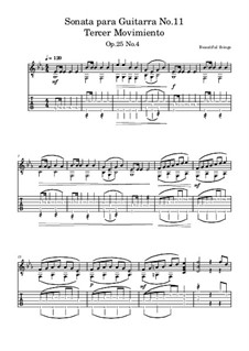 Sonata para Guitarra No.11, Op.25 No.4: Tercer Movimiento by Beautiful things Martínez