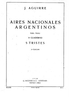 Aires Nacionales Argentinos: Aires Nacionales Argentinos by Julian Aguirre