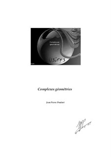 Complexes géométries - Complex geometries: Complexes géométries - Complex geometries by Jean-Pierre Prudent
