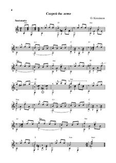 I Wish Summer Would Come Soon, Op.10: I Wish Summer Would Come Soon by Oleg Kopenkov