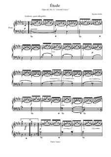 Fünfundzwanzig Etüden, Op.45: Etüde Nr.9 by Stephen Heller