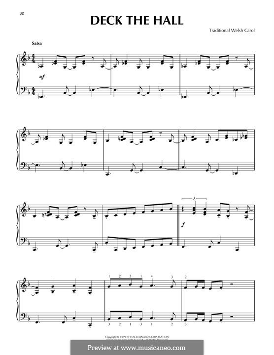 Piano version: Jazz version by folklore