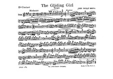 The Gliding Girl. Tango: Clarinet in Es part by John Philip Sousa