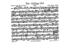 The Gliding Girl. Tango: Clarinet in B solo or Clarinet in B I part by John Philip Sousa