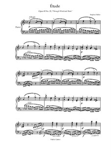 Fünfundzwanzig Etüden, Op.45: Etude No.23 by Stephen Heller