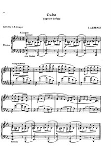 Nr.8 Cuba: Für Klavier by Isaac Albéniz