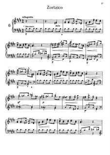 Nr.6 Zortzico: Für Klavier by Isaac Albéniz