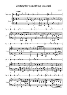Waiting for something unusual: Für Klavier by Ivan Lubin