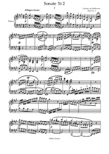 Sonate Nr.2: Teil I by Ludwig van Beethoven