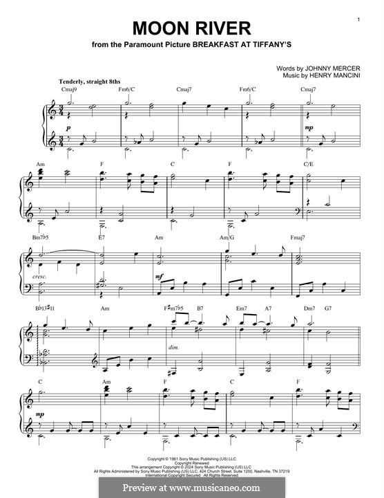 Piano version: Für einen Interpreten by Henry Mancini