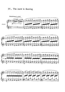 Nr.4 Der Schnee tanzt: Für Klavier by Claude Debussy