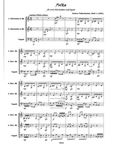 Polka für zwei Klarinetten und Fagott, WoO 1: Polka für zwei Klarinetten und Fagott by Johann Teibenbacher