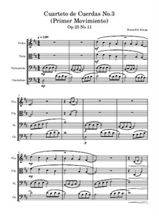 Cuarteto de Cuerdas No.3, Op.25 No.11: Primer Movimiento by Beautiful things Martínez