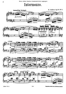 Nr.3 Intermezzo: Nr.3 Intermezzo by Eugen d'Albert