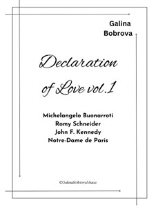 Declaration of Love, vol.1: Vollsammlung by Galina Bobrova