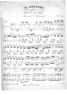 Il Zeffiro, für Singstimme und Klavier: Il Zeffiro, für Singstimme und Klavier by Saverio Mercadante