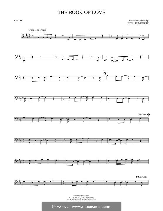 The Book of Love (The Magnetic Fields): Für Cello by Stephin Merritt