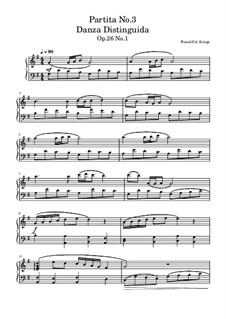 Partita No.3, Op.26: No.1 Danza Distinguida by Beautiful things Martínez