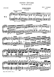 Zwölf Etüden in allen Moll-Tonarten, Op.39: Heft II (Nr.8-12) by Charles-Valentin Alkan