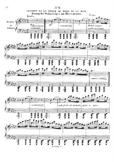Fünfundzwanzig Präludien in allen Dur- und Molltonarten für Klavier oder Orgel, Op.31: Präludium Nr.8 'Gesang der Wahnsinnigen am Meeresgestade' by Charles-Valentin Alkan