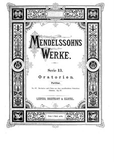 Christus, Op.97: Vollpartitur by Felix Mendelssohn-Bartholdy