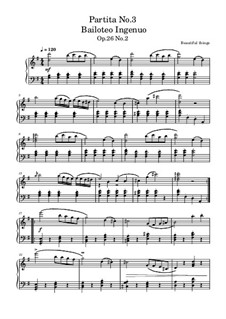 Partita No.3, Op.26: No.2 Bailoteo Ingenuo by Beautiful things Martínez