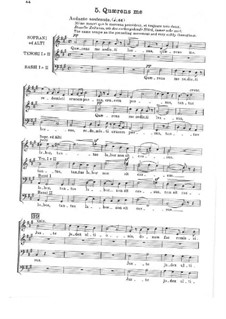 Grosse Totenmesse (oder Requiem), H.75 Op.5: Nr.5 Quaerens me für Stimmen und Klavier by Hector Berlioz